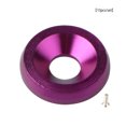 thumbnail image 2 of ruzhgo 10 Pieces/Set Car Modification Front Rear Bumper Washer Exterior Bolts M6 Screw Universal Automobile Black Purple, 2 of 6