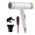 thumbnail image 2 of Hair Dryer, High-power, Home Salon, Hot Wind Comb, Low Radiation Ionic, 3 Wind Speeds, 3 Temperatures, Intelligent Temperature Control, Overheat Protection, Curling Comb Included, 2 of 9