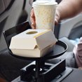 thumbnail image 4 of Agiferg Car Dinner Tray Car Travel Coffee Hamburger Shelf Water Cup Mobile Phone Bracket Small Dining Table Short, 4 of 8