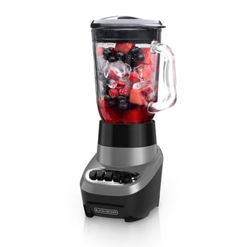 Black + Decker Mélangeur Multifonction Grande Puissance avec Technologie de Lames Quad Pro