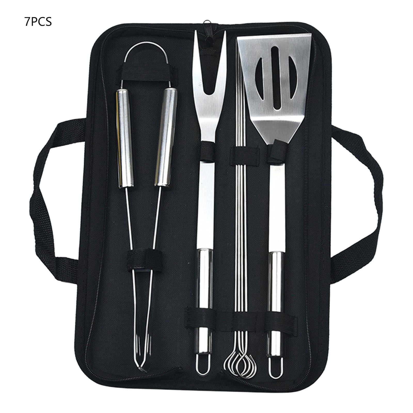 EGNMCR Stainless Steel BBQ Tool Set - Outdoor BBQ Grill Set Stainless steel barbecue utensils