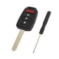 thumbnail image 1 of Unique Bargains Key Shell Case for Honda Civic 2014-2015 for Honda Accord 2013-2016 Keyless Entry Remote Key Fob Replacement Case 4 Button, 1 of 7