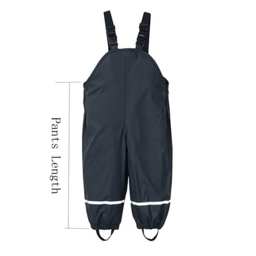 Toddler Rain Pants Waterproof Rain Pants Girls Overalls Toddler Rain Gear for Boys 3-4 Years