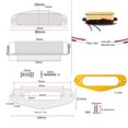 thumbnail image 1 of Magnet Neck Pickup for Fender Tele Electric Guitar Bass Pickup Humbucker TL Instrument Accessories Fender Parts, 1 of 9