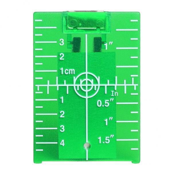jinwen 2xMagnetic Floor Target Plate Card with Stand for Beam Application Green 4 Pcs