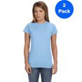 thumbnail image 1 of Gildan T-Shirt Ajusté Softstyle pour Femmes - G640L (Lot de 2), 1 of 1