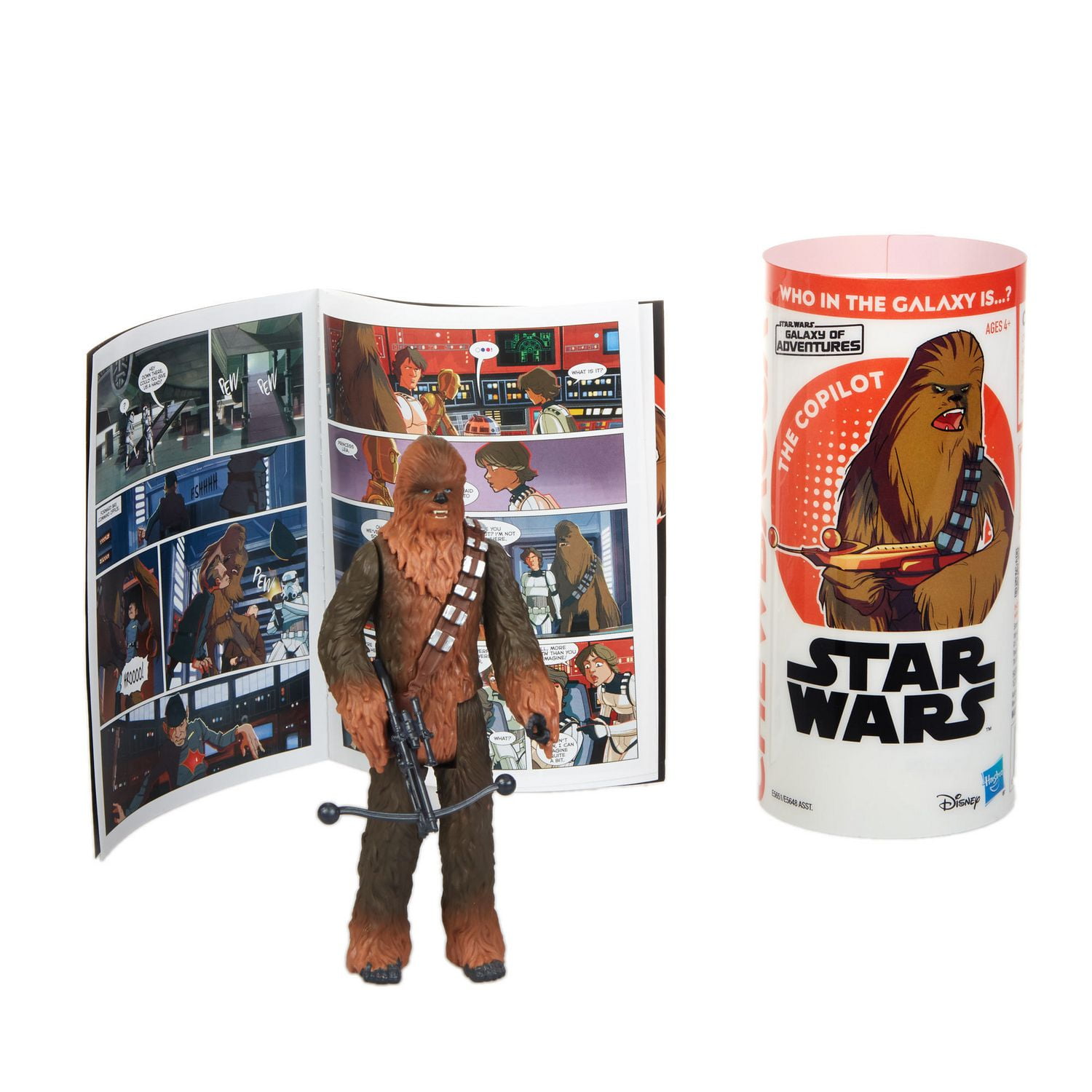 Star Wars Galaxy of Adventures - Figurine Chewbacca et mini bande dessinée