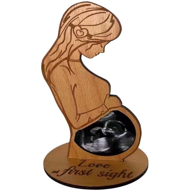 Baby Ultrasound Photo Frame Baby'S Birthday Commemorative Sign for Ultrasound Testing and B-Ultrasound Retention Pregnant Mother