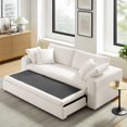 thumbnail image 2 of Modway Commix Down Filled Overstuffed Sleeper Sofa in Pure White, 2 of 10