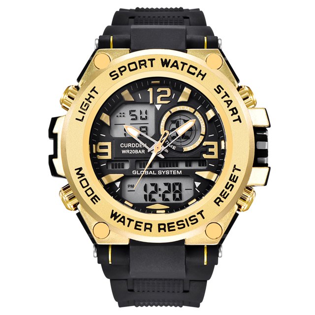 Heliisoer Men Watch 50m Wristwatch LED Quartz Clock Sport Watch Male Watch