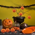 thumbnail image 3 of A Plastic Pumpkin Bucket Halloween Candy Bucket For Kids Trick Or Treat Container 7Cm 2.8 Inches Pumpkin Pail For Halloween Party Favors Candy Collection, 3 of 4