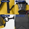 thumbnail image 3 of EGNMCR Women's Adjustable Crossbody Bag Convertible Chest Shoulder Bag With Multiple Pockets Nylon Backpack, 3 of 6