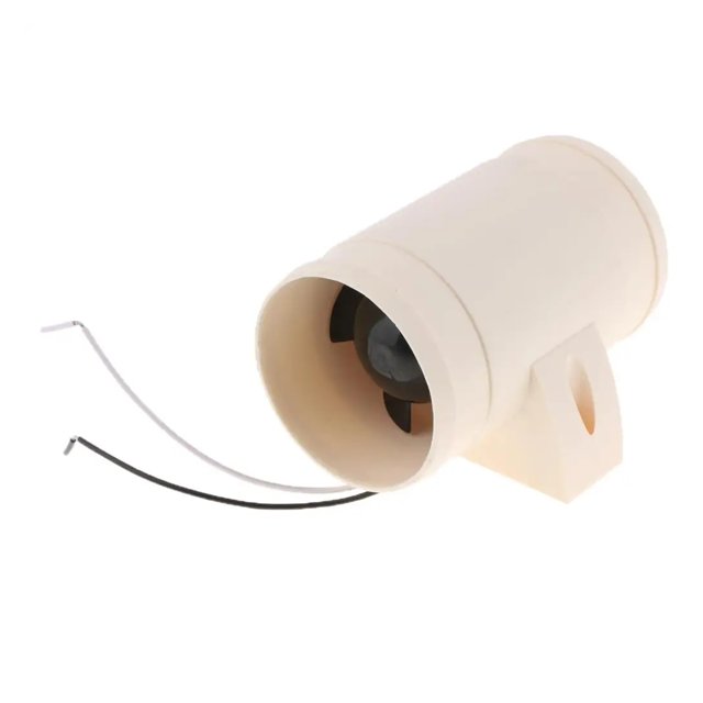 3 Inch Silent Inline Blower, 12V Cooling Fan Circulation In Ducting, Vents, Tents, White ,Durability and Easy Installation