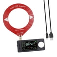 thumbnail image 3 of Bunblic SI4732 Mini Radio Compact Headphone Jack Broadcasting for Backpacking Hiking Black Red, 3 of 8