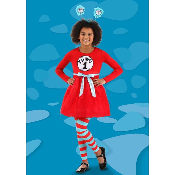 Déguisement Dr. Seuss Thing 1 et 2 pour Filles