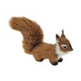 thumbnail image 4 of Plush Squirrel Ornament 12cm Holiday Party Plush Doll Simulation Squirrel Model coffee, 4 of 9