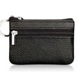 thumbnail image 1 of MesaSe ESTONE Soft Men  Card Coin Key Holder Zip Genuine Leather Wallet Pouch Bag Purse, 1 of 18