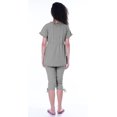 thumbnail image 2 of Moomaya Ensemble de Nuit pour Femmes Capri Coton 2 Pcs Chemises de Nuit, 2 of 6