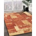 thumbnail image 2 of Ahgly Company Indoor Rectangle Abstract Orange Patchwork Area Rugs, 8' x 12', 2 of 6