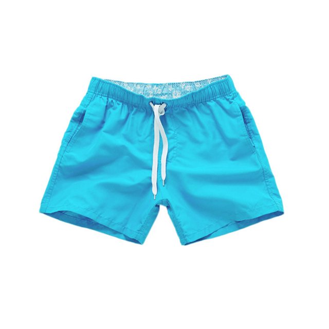 Birdeem Mens Quick Dry Beach Pants Plain Three Quarter Pants Loose Swim Shorts Workout
