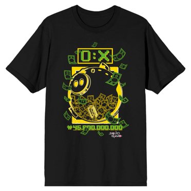 Squid Game 45.6 Billion Won Black T-Shirt
