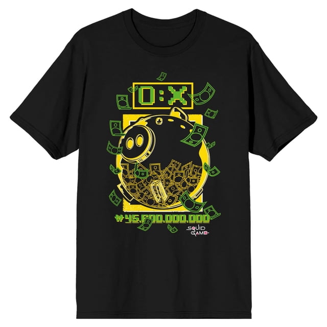 Squid Game T-Shirt Noir 45,6 Milliards de Wons