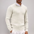 thumbnail image 1 of Styesk Chandail pour Hommes, Manches Longues, Col Rond, Tricoté Uni, 1 of 6