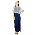 thumbnail image 1 of Bimba Women Long Maxi Dress With Side Slit & Net Poncho Coverup Formal Gown, 1 of 4