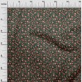 thumbnail image 3 of oneOone Polyester Spandex Dark Green Fabric Asian Suzani Sewing Craft Projects Fabric Prints By Yard 56 Inch Wide, 3 of 5