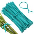 thumbnail image 1 of Miangastore Garden Twine Support Ties Green PVC 1000Pcs 3.93X0.08X0.08in, 1 of 8