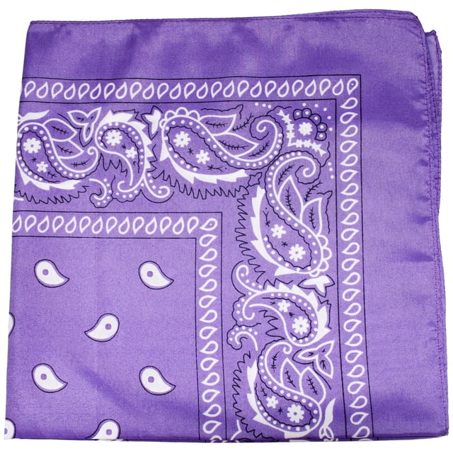 Paisley 100% Polyester Unisex Bandanas - 40 Pack - Bulk Wholesale