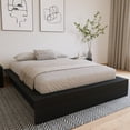 thumbnail image 3 of Nexera James King Platform Bed Frame, Black Oak, 3 of 6