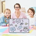 thumbnail image 2 of Black Double Sided Magnetic Writing Board, Dry Erase Whiteboard For Office Home Use, Memo Board With Magnetic Surface, 16 X 12 Inches Reusable Whiteboard For Notes, 2 of 6