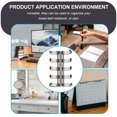 thumbnail image 3 of 10pcs Detachable Binder Circles Plastic Binder Rings Convenient Leaf Binder File Supply, 3 of 8