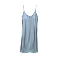 thumbnail image 1 of Timegard Robe de Nuit pour Femmes Col en V Sans Manches Courte Chemises de Nuit Douces et Confortables Couleur Unie Robe de Maison, 1 of 4