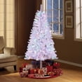 thumbnail image 3 of Holiday Time 6.5' Pre-Lit LED Paxton Pine Christmas Tree-White, 3 of 9