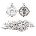 thumbnail image 3 of Anchor Pendant20Pcs Compass Pendant Nautical Alloy Jewelry Accessories DIY Materials Seamless Integration, 3 of 8
