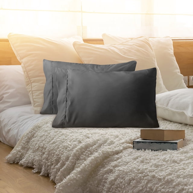 Set Of 2 Ultra Soft Pillowcases With Envelope Closure Standard