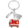 thumbnail image 1 of Porte-clés Pompier Porte-Clés Pompier Pendentif Suspendu Charme Pompier, 1 of 9