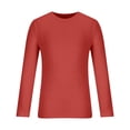 thumbnail image 3 of RXIRUCGD T-shirt Tricoté d'Été Uni à Col Rond à Manches Courtes pour Homme, Orange, Taille : TG, 3 of 5