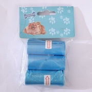 45pcs Disposable Garbage Bag Color Trash Bags for Bathroom Trash Can Kitchen Bin Liners