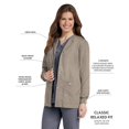 thumbnail image 2 of Landau Veste de Gommage Classique pour Femmes, Coupe Décontractée, Col Rond, 4 Poches, 2 of 5