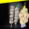thumbnail image 4 of MesaSe 100Pcs Mesh Bags Convenient Reusable PE Breathable Garlic Ginger Packing Net Sacks Plastic Buckles for Market, 4 of 9