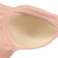 thumbnail image 4 of ManxiVoo Front Closure Wireless Bra for Women Full Coverage Comfortable Support Minimizer Bralette Non Padded Everyday Wear M Size Light Pink, 4 of 5