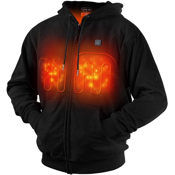 Heated Hoodie with Battery and Charger (Unisex)