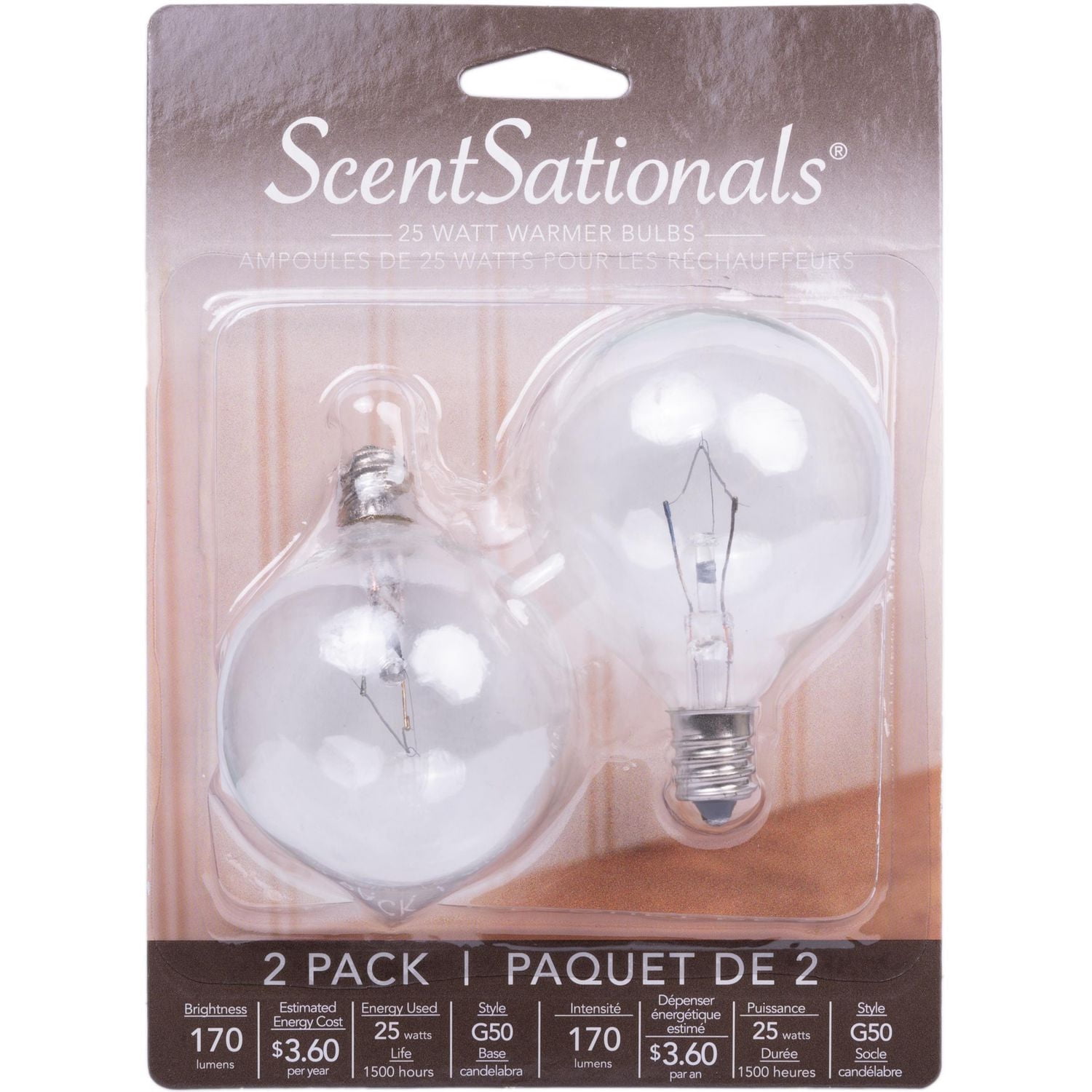 Ampoules réchauffeurs classique 25 watt - ScentSationals