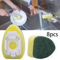 thumbnail image 2 of 8 Pack Dish Wand Sponge Brush Sponge Pads For Kitchen Room For Cleaning Kitchen, 2 of 6