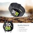 thumbnail image 4 of KOMI [2Pack] KOMI Compatible with Samsung Galaxy Watch 5/Galaxy Watch 4 40mm Screen Protector Case, Full Protection Cover Soft TPU Bumper Frame Accessories, 4 of 5