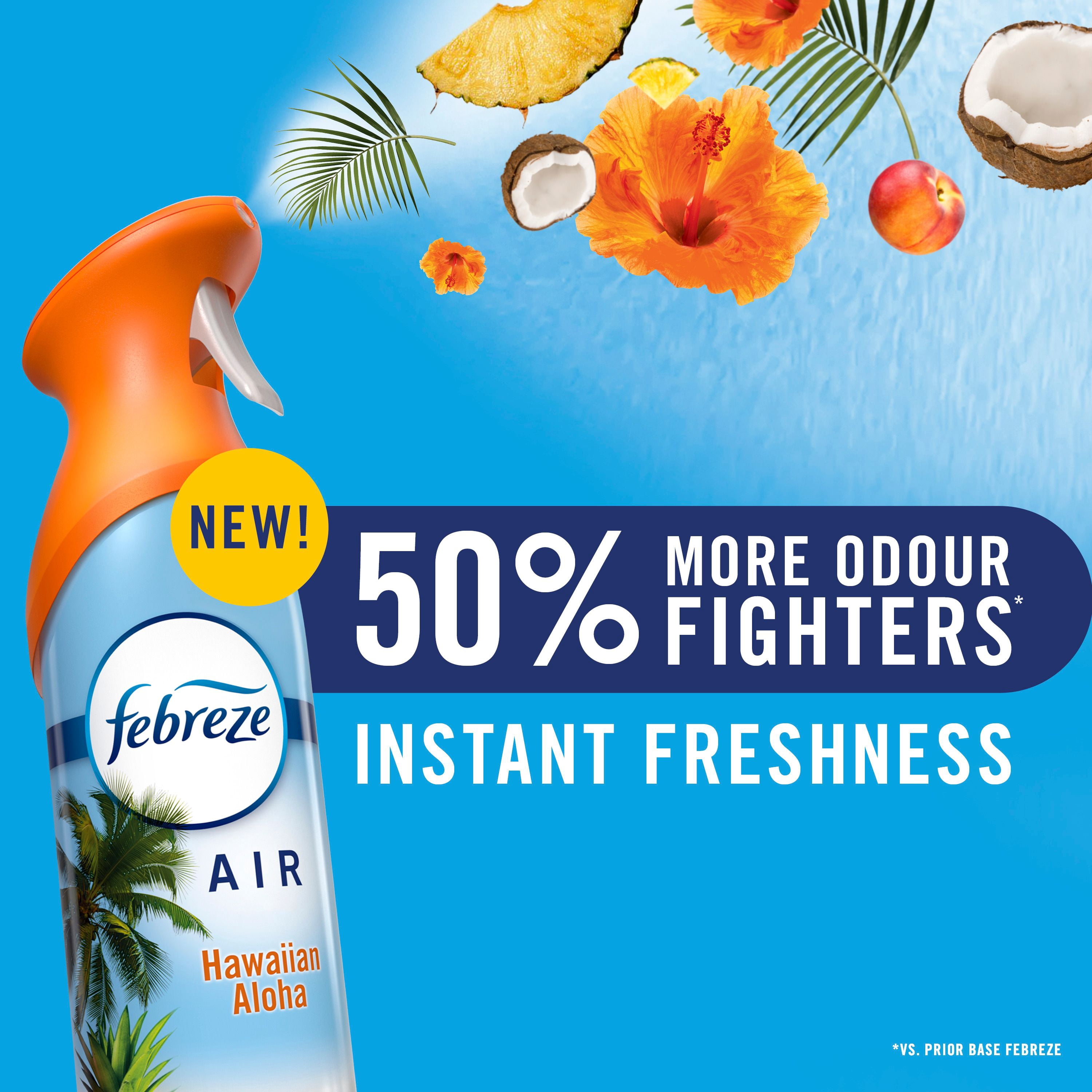 Febreze Air, Assainisseur d'Air en Vaporisateur, Vaporisateur pour Pièces Anti-Odeurs, Fleur de Cerisier, 230g, Lot de 2