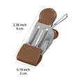 thumbnail image 3 of Home Savings and Storage Items Clearance!Pcksrro Dipped Plastic Pants Clip Seamless Drying Stainless Steel Pants Rack Windproof Small Clip Fixed Clothes Clip Household Strong Metal Clothes Drying, 3 of 3